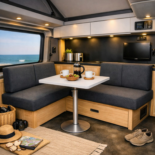 Campervan seat cushions - campervan,