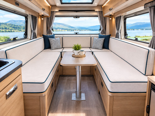 Shape caravan seating - u,