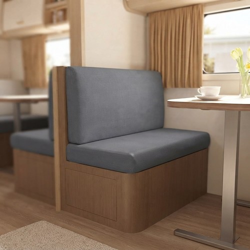Piece dark grey caravan - 4-piece, seat