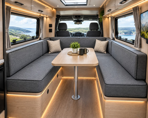 Shape caravan seating - caravan,